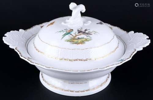 Meissen Birds tureen 1st choice, Deckelterrine 1.Wahl,