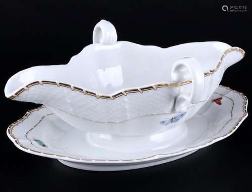 Meissen Birds sauce boat 1st choice, Sauciere 1.Wahl,