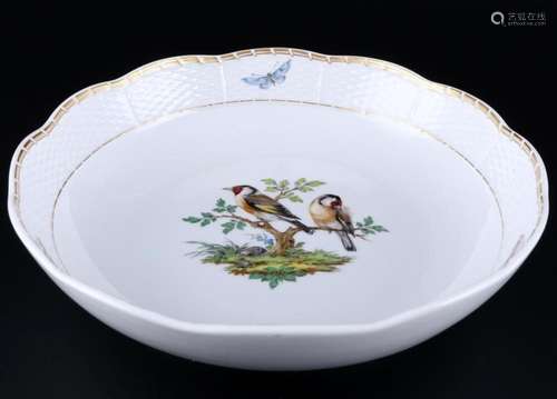 Meissen Birds large bowl 1st choice, große Schale 1.Wahl,