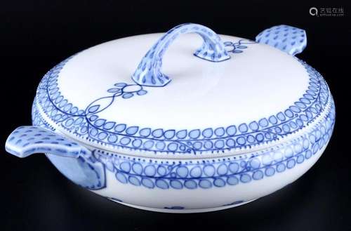 Meissen Riemerschmid Blue Panicle tureen, 1903-1905, Deckelt...