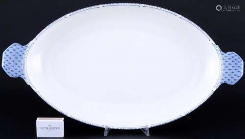 Meissen Riemerschmid Blue Panicle large handled platter 1st ...