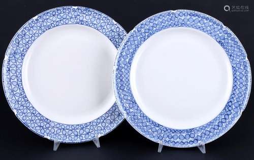 Meissen Riemerschmid Blue Panicle 2 dinner plates 1st choice...