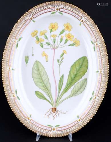 Royal Copenhagen Flora Danica large oval platter 3517 1st ch...