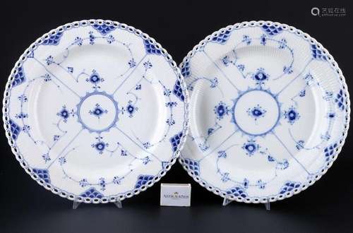 Royal Copenhagen Musselmalet Full Lace large round splendor ...