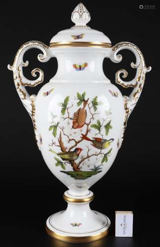 Herend Rothschild large amphora 6490 "50cm", riesi...