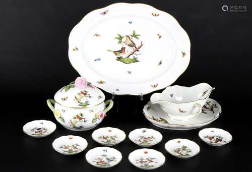 Herend Rothschild dinner porcelain, Speiseporzellan,