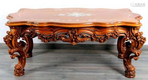 Baroque style coffee table, Couchtisch im Barockstil,