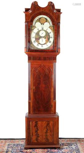 Grandfather clock ca. 1800, Standuhr England um 1800,