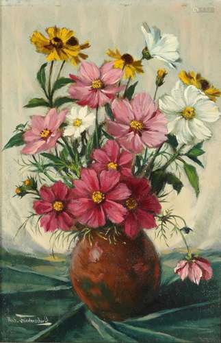 Robert Friedersdorff (1885-1970) flower still life, Blumenst...