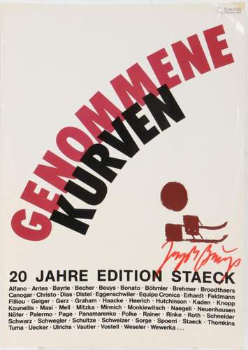 Joseph Beuys (1921-1986) signed book volume "Genommene ...