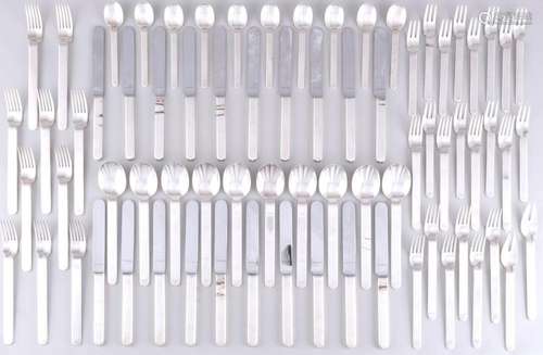 Wilkens Epoca 925 sterling silver cutlery for 10 pers., Silb...