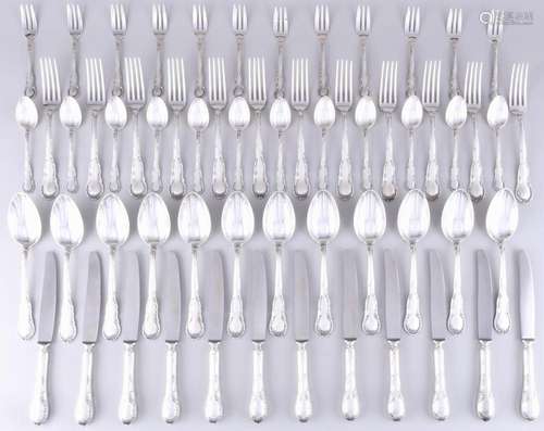 Koch & Bergfeld 8900 sterling silverware set for 12 pers...