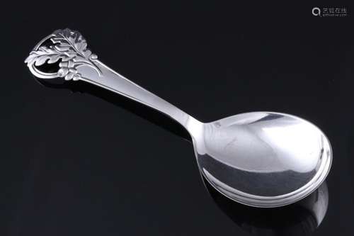 Denmark 830 silver serving spoon, Carl M. Cohr, Dänemark Sil...