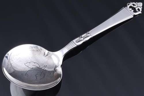 Denmark 925 sterling silver serving spoon, Frigast, Dänemark...