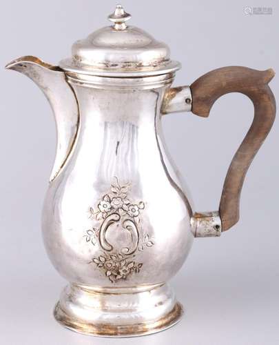 Austria-Hungary silver jug, 18th century 13 lot, silver pot ...