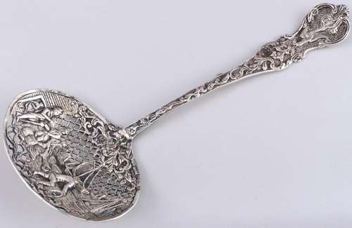 Netherlands 875 silver Trowel, 19th century, Niederlande 875...