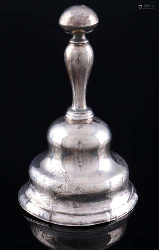 Netherlands 833 silver bell, 19th century, Niederlande Silbe...