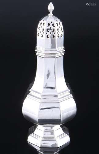 England Birmingham 925 sterling silver muffineer / sugar sha...