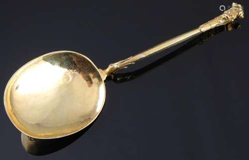 Historicism silver pomp spoon, Historismus Silber Prunklöffe...