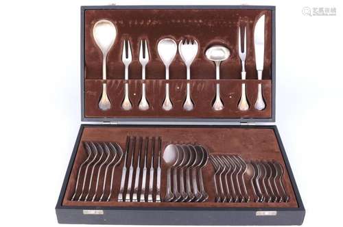 Robbe & Berking Glücksburger Thread flatware set for 6 p...