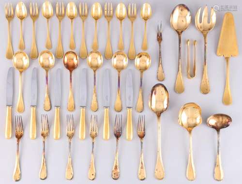 Christofle Perles flatware for 6 persons, Besteck für 6 Pers...