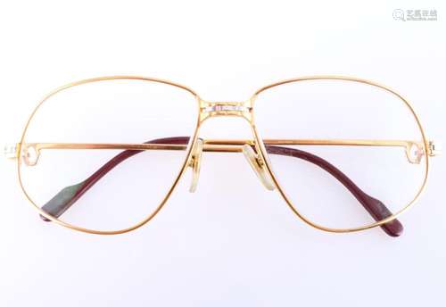 Cartier Panthère G.M. vintage glasses, Designerbrille,