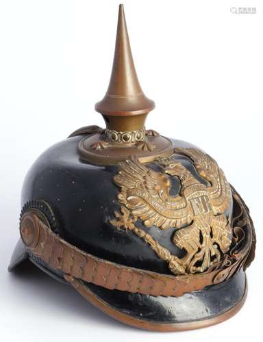 Prussian kaiser helmet for officers infantry, Preussen Picke...