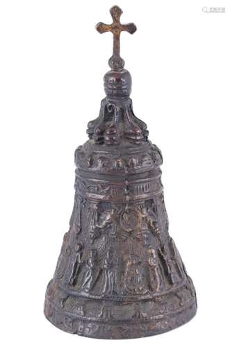 18th/19th century bronze bell, Glocke Bronze 18./19. Jahrhun...