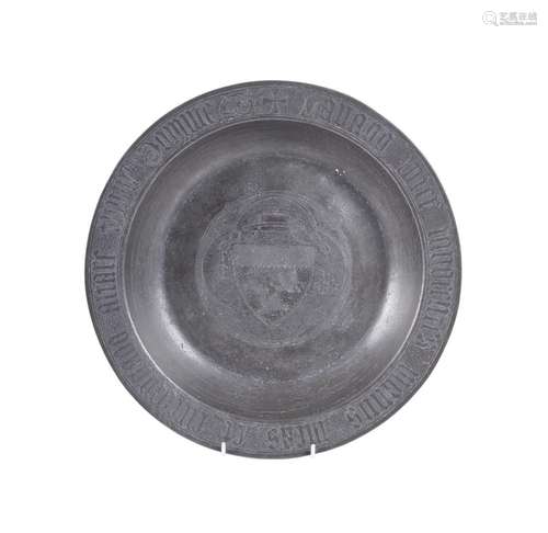 A PEWTER CHARGER