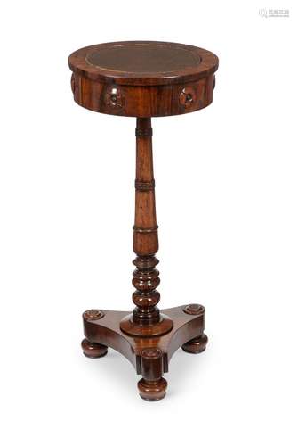 Y A GEORGE IV ROSEWOOD JARDINIERE TABLE