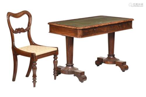 Y A WILLIAM IV ROSEWOOD WRITING TABLE