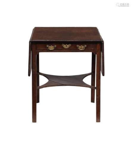 A GEORGE III MAHOGANY PEMBROKE TABLEIN THE MANNER OF THOMAS ...