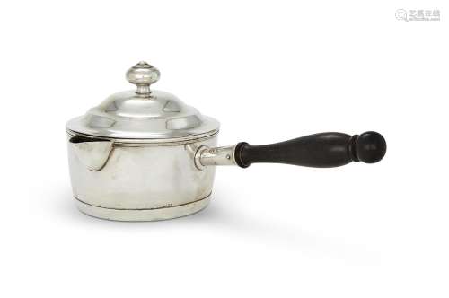 A CHINESE EXPORT SILVER SERVING PAN, MADE FOR THE INDIAN MAR...