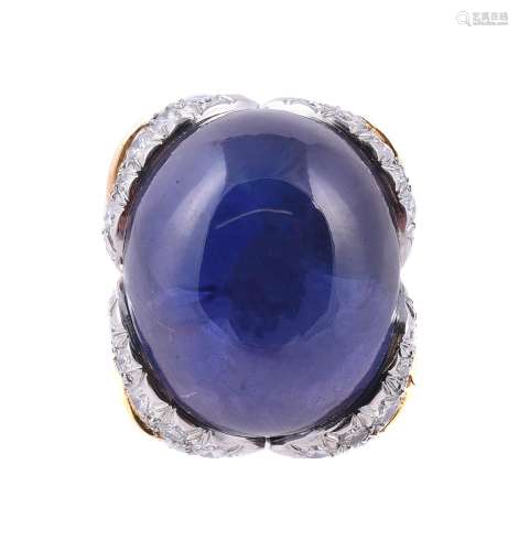 TIFFANY & CO., JEAN SCHLUMBERGER, A STAR SAPPHIRE AND DI...