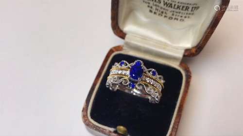 Sri Lanka Blue Sapphire Ring