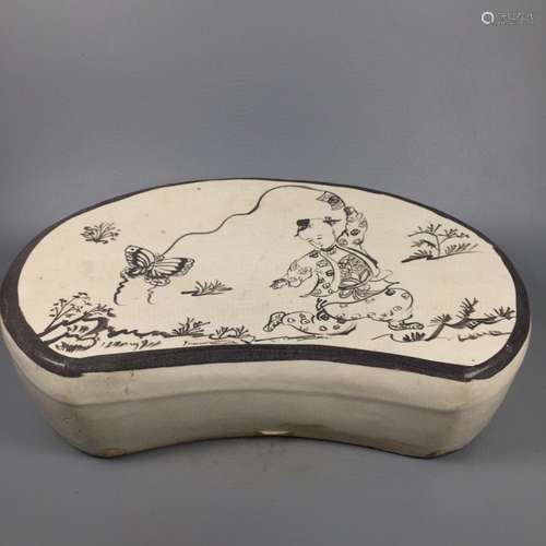 Chinese Cizhou Ware Ceramic Pillow