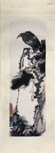 Chinese Ink Color Painting,Eagle