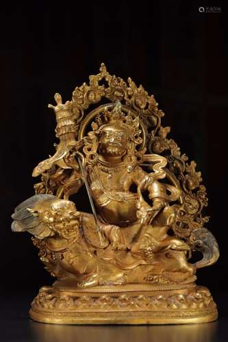 Chinese Gilt Bronze Buddha