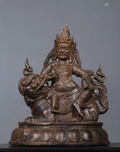 Chinese Chengxiang Wood Carved Buddha