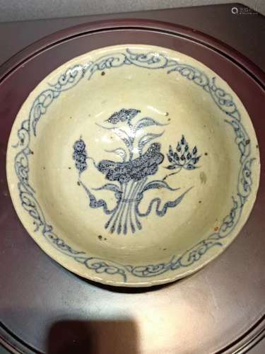 Chinese Blue and White Porcelain Bowl