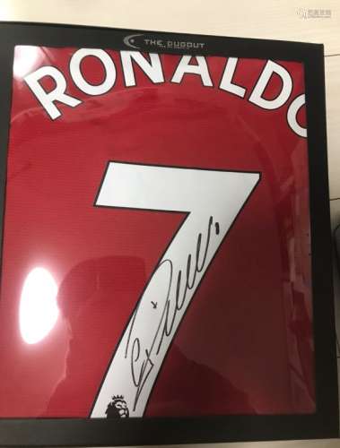 Manchester United Signed Jersey of Cristiano Ronal