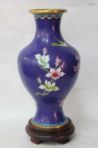 Chinese Cloisonne Vase