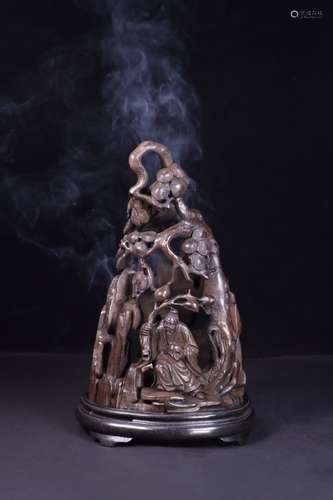 Chinese Bamboo Carved Censer