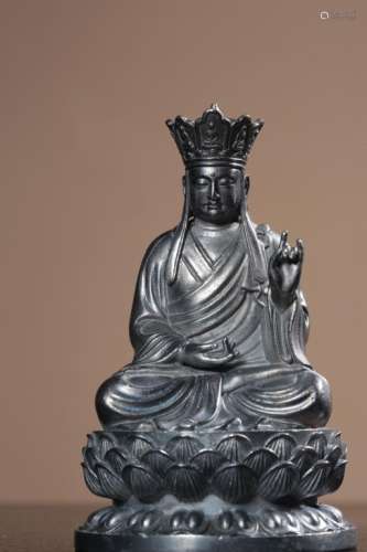 Qing Chinese Silver Buddha