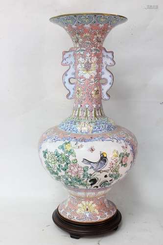 Chinese Cloisonne Vase