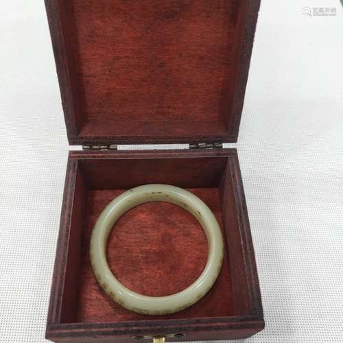 Chinese Jade Carved Bangle