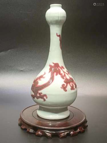 Chinese Copper Red Porcelain Vase