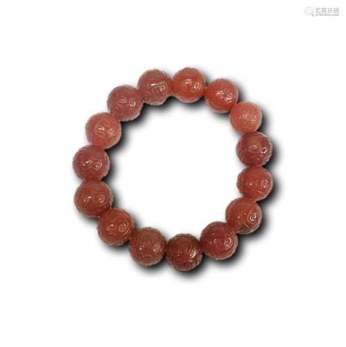 Chinese Agate Bracelet