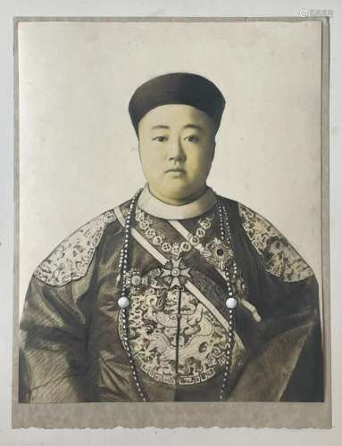 Rare Chinese Photo of late Qing Navy Officer Zaixu