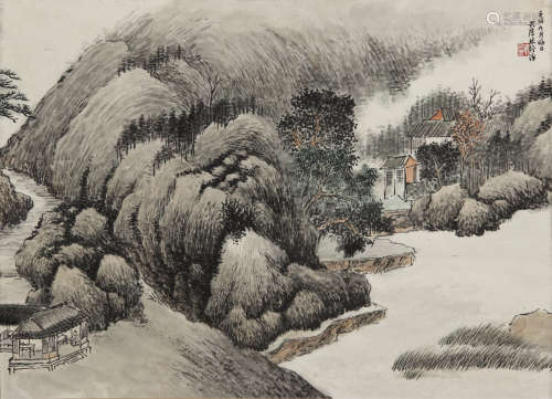 林纾 1852-1924 山水